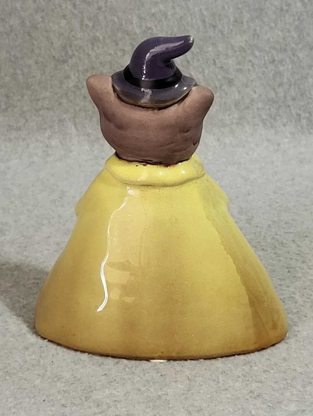 Vtg Tii Collections Witch Halloween Cat with Pumpkin Hat Ceramic Figurine Retro